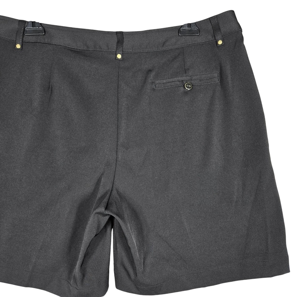 Lady Hagen Golf Shorts Womens 10 Black Performance Activewear Pockets Sporty 7" - Picture 7 of 9
